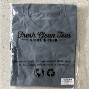 Fresh Clean Threads Wedgwood Blue Short Sleeve Tee